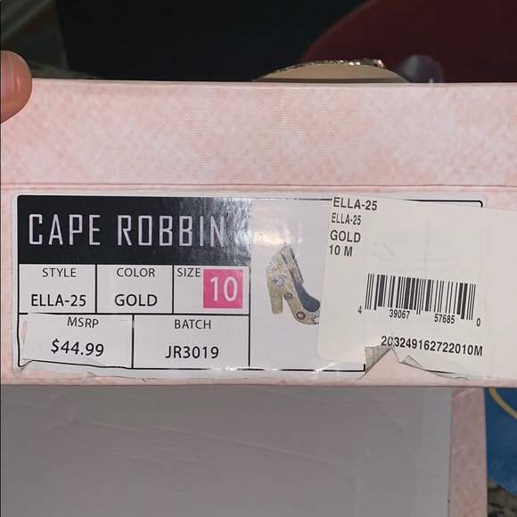 SOLD 👑🔥Brand new gold glitter heel size 10💋 SOLD - Picture 4 of 4